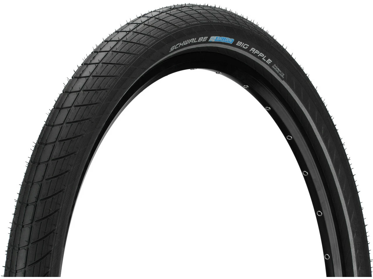 Schwalbe Cubierta De Alambre Big Apple Performance 20" 3 Schwalbe Cubierta De Alambre Big Apple Performance 20"