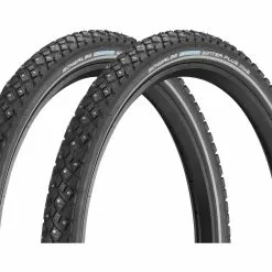 Schwalbe Cubierta De Alambre Con Spikes Marathon Winter Plus 20" En Set De 2