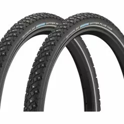 Schwalbe Cubierta De Alambre Con Spikes Marathon Winter Plus 28" En Set De 2