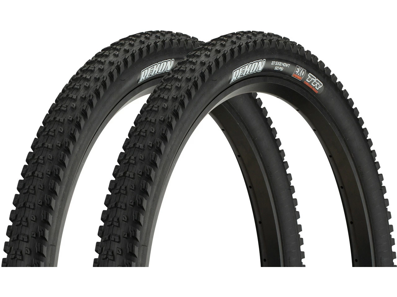MAXXIS Set De 2 Cubiertas Plegables Rekon Dual EXO WT TR 27,5" 3 MAXXIS Set De 2 Cubiertas Plegables Rekon Dual EXO WT TR 27,5"