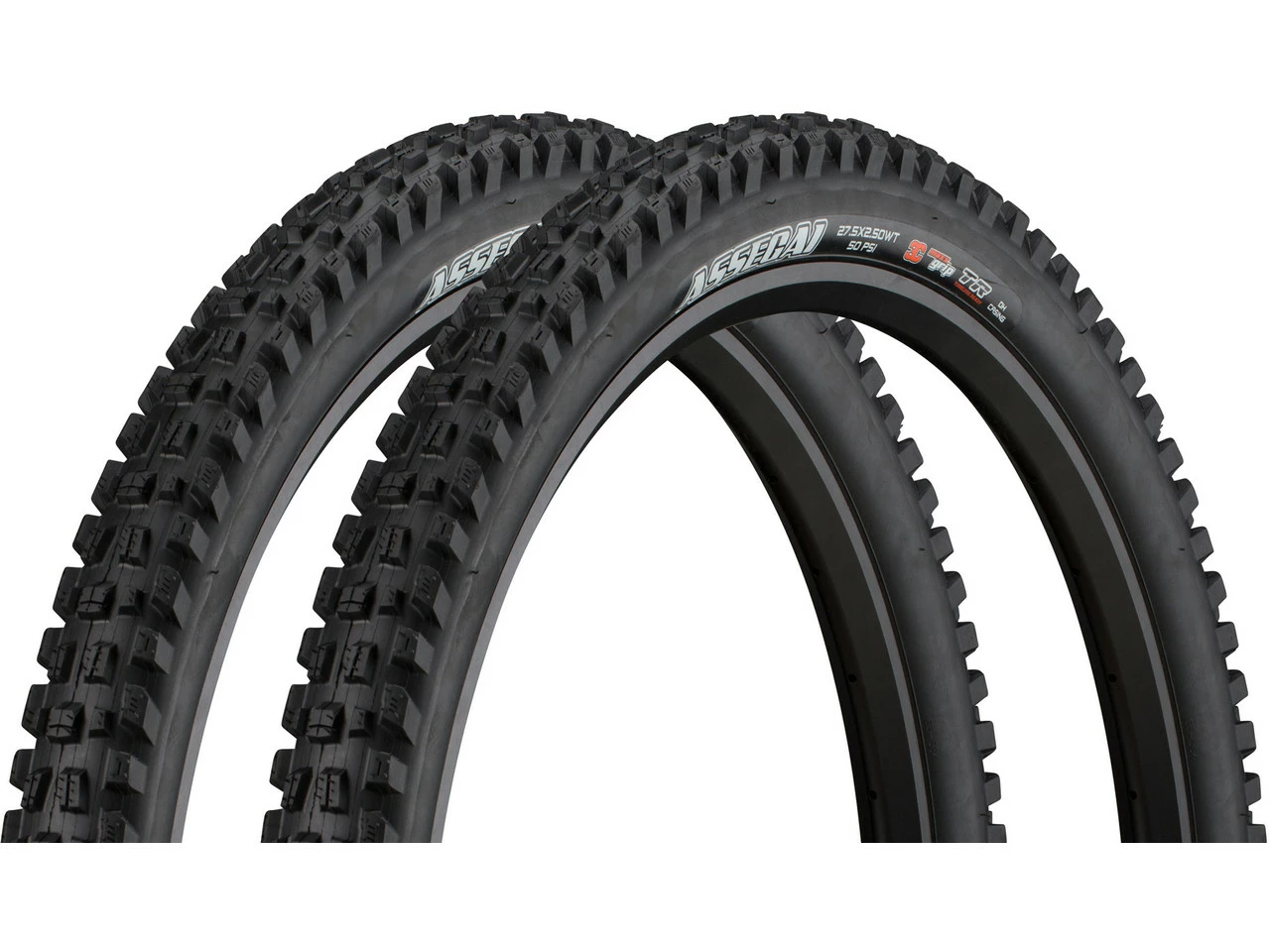 MAXXIS Set De 2 Cubiertas Plegables Assegai 3C MaxxGrip Downhill WT TR 27,5" 3 MAXXIS Set De 2 Cubiertas Plegables Assegai 3C MaxxGrip Downhill WT TR 27,5"