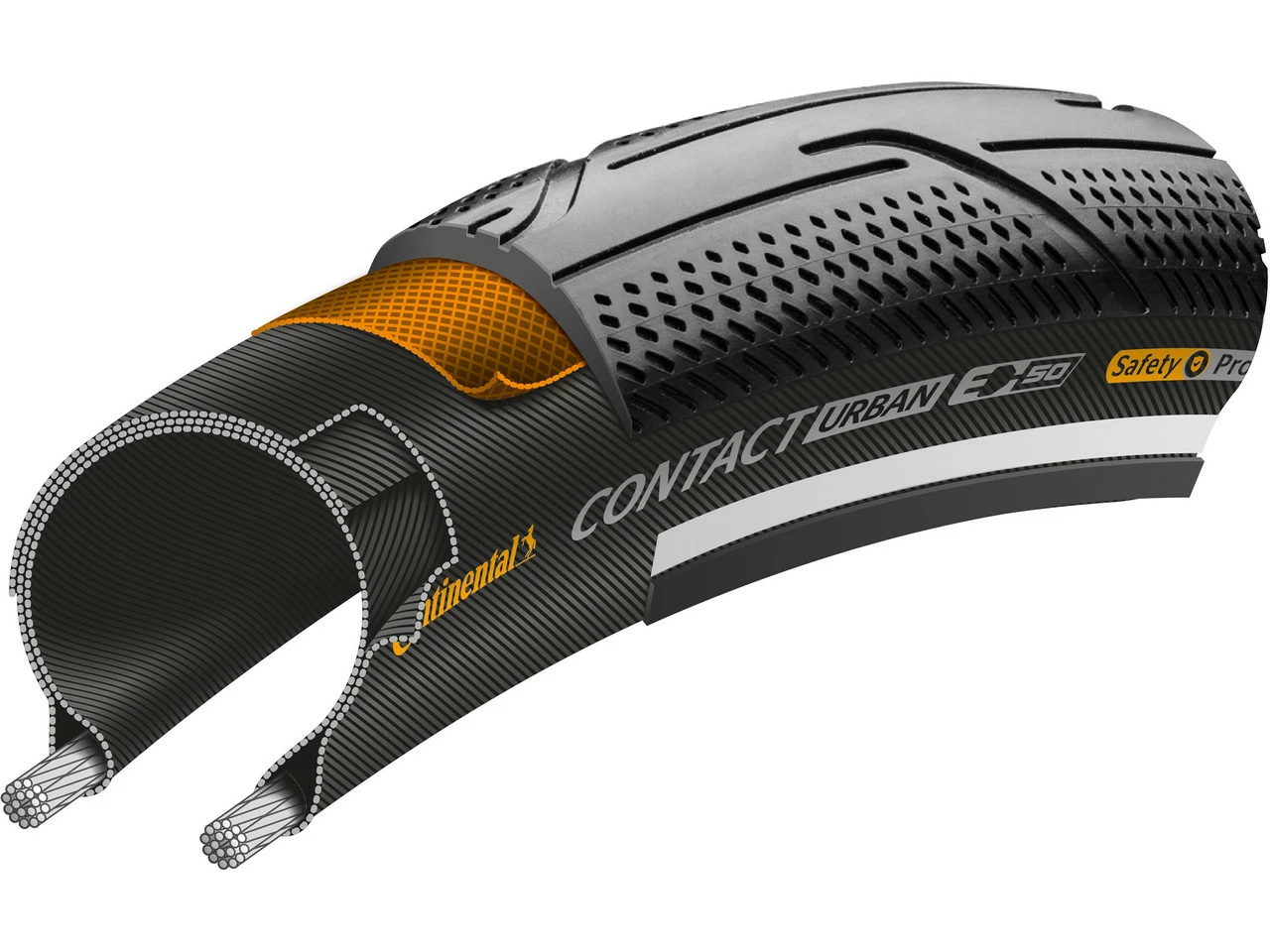 Continental Cubierta De Alambre Contact Urban 16" 5 Continental Cubierta De Alambre Contact Urban 16" - Imagen 3