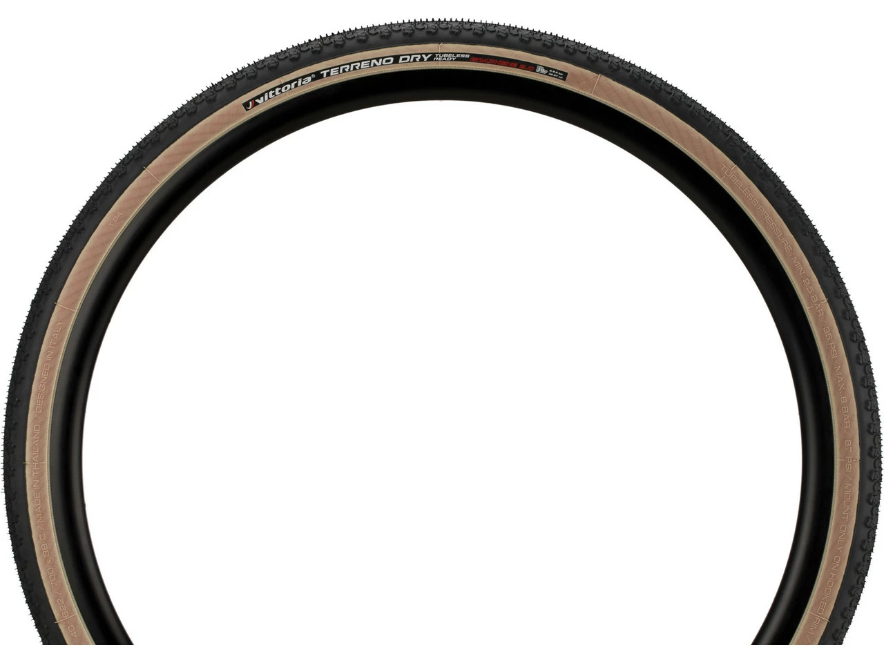 Vittoria Cubierta Plegable Terreno Dry TLR G2.0 28" 4 Vittoria Cubierta Plegable Terreno Dry TLR G2.0 28" - Imagen 2