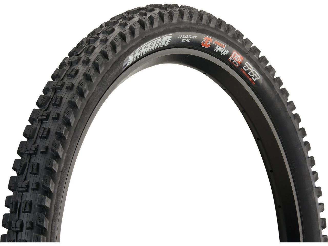 MAXXIS Cubierta Plegable Assegai 3C MaxxGrip EXO+ WT TR 27,5" 3 MAXXIS Cubierta Plegable Assegai 3C MaxxGrip EXO+ WT TR 27,5"