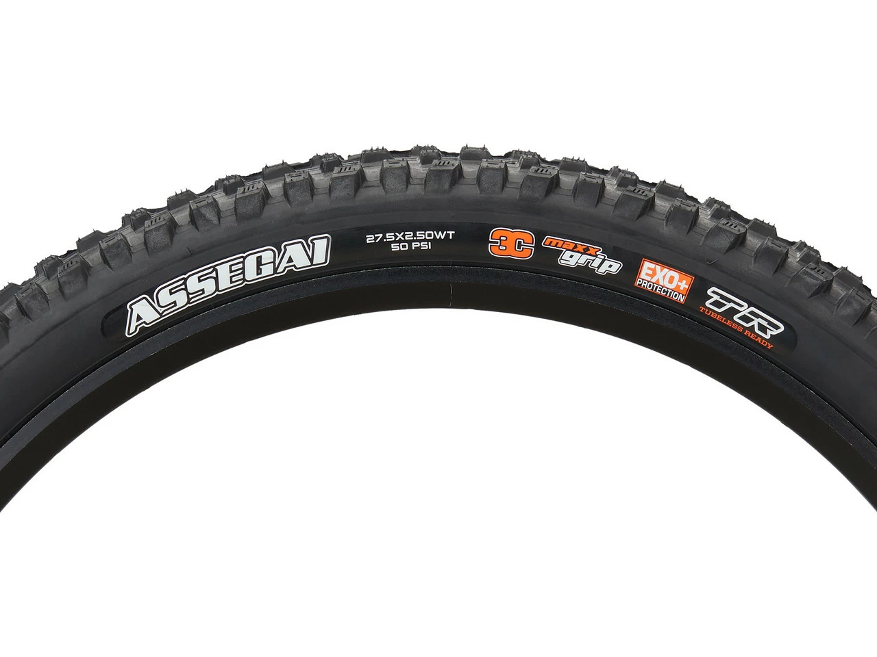 MAXXIS Cubierta Plegable Assegai 3C MaxxGrip EXO+ WT TR 27,5" 5 MAXXIS Cubierta Plegable Assegai 3C MaxxGrip EXO+ WT TR 27,5" - Imagen 3