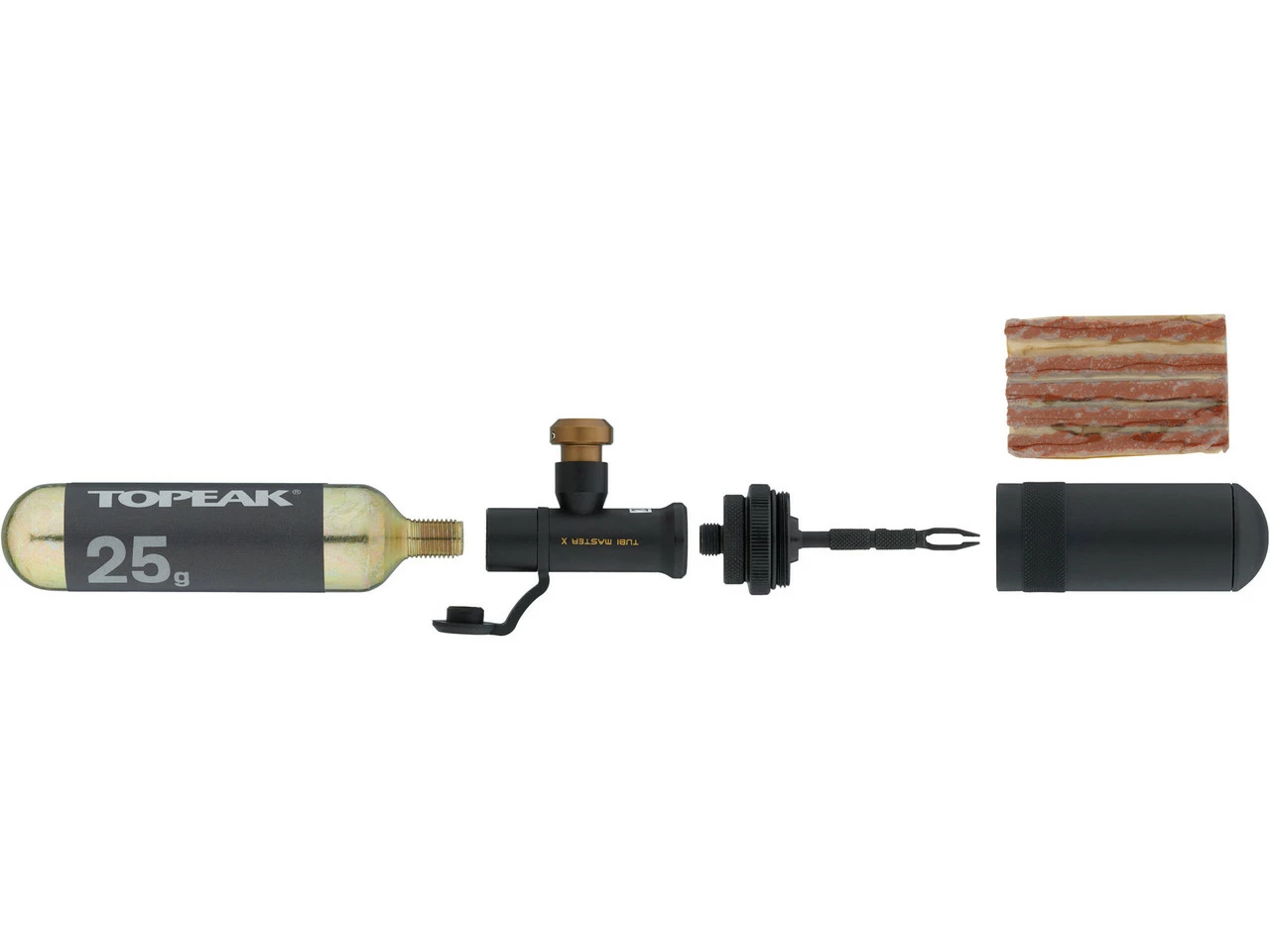Topeak Kit De Reparación Tubi Master X Tubeless Con Cartucho CO2 De 25 G 7 Topeak Kit De Reparación Tubi Master X Tubeless Con Cartucho CO2 De 25 G - Imagen 5
