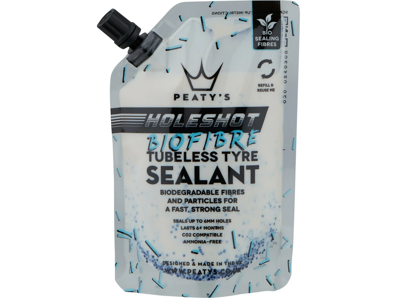 Peatys Sellador De Cubiertas Holeshot Biofibre Tubeless Tyre Sealant 3 Peatys Sellador De Cubiertas Holeshot Biofibre Tubeless Tyre Sealant